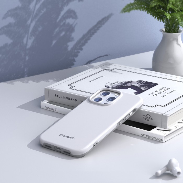 Choetech MFM Anti-drop case Made For MagSafe for iPhone 13 Pro white (PC0113-MFM-WH)