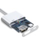 Joyroom S-H141 Lightning (male) - HDMI FullHD 1080p 60Hz (female) / Lightning (female) adapter - white