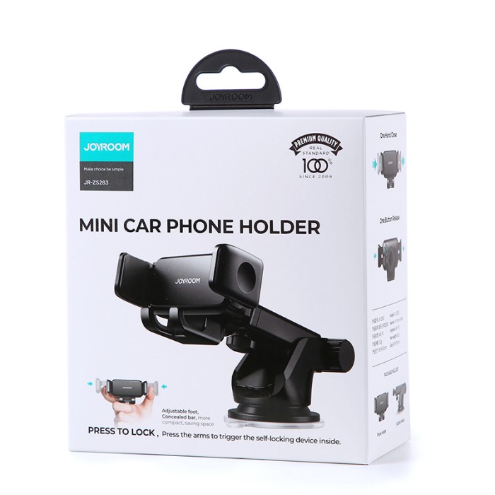 Joyroom Car Smartphone Holder for Dashboard Black (JR-ZS283)