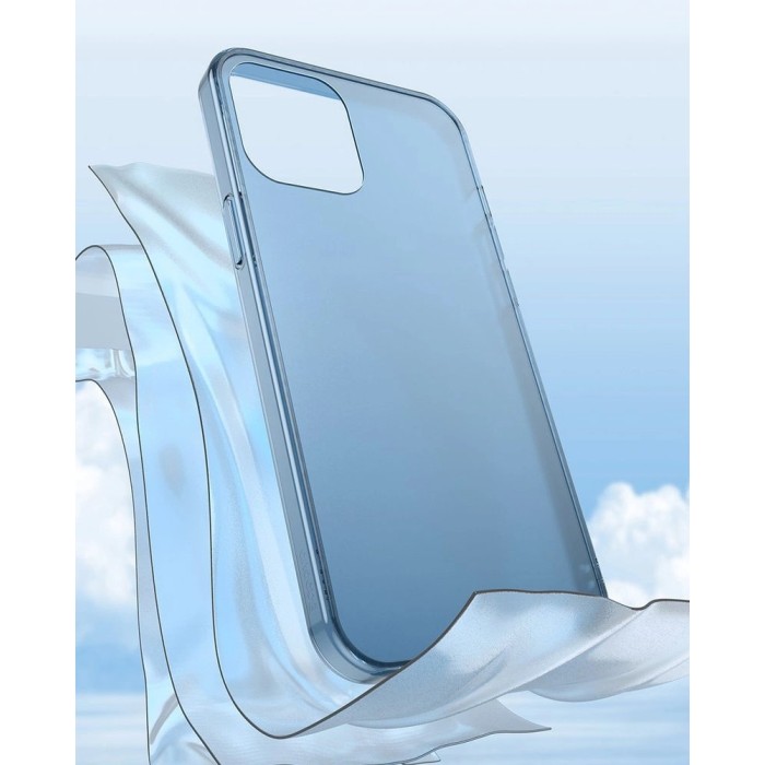 Baseus Frosted Glass Case Rigid case with flexible frame iPhone 12 Pro Max White (WIAPIPH67N-WS02)