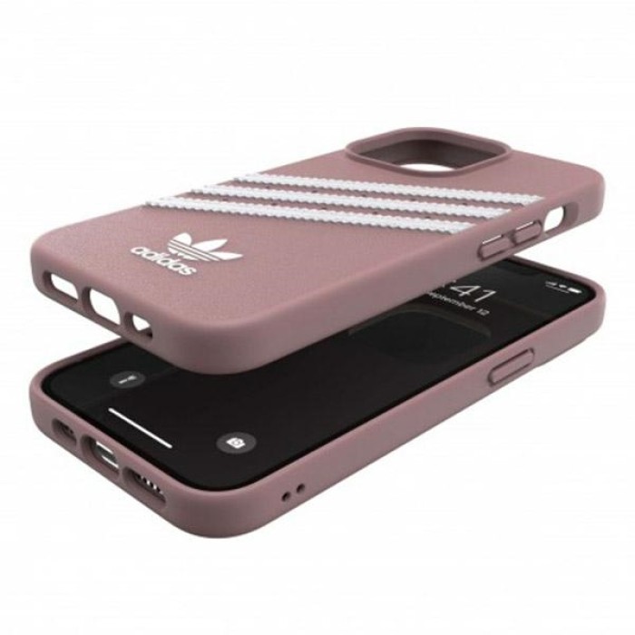 Adidas OR Molded Case PU for iPhone 13 Pro / iPhone 13 - Pink