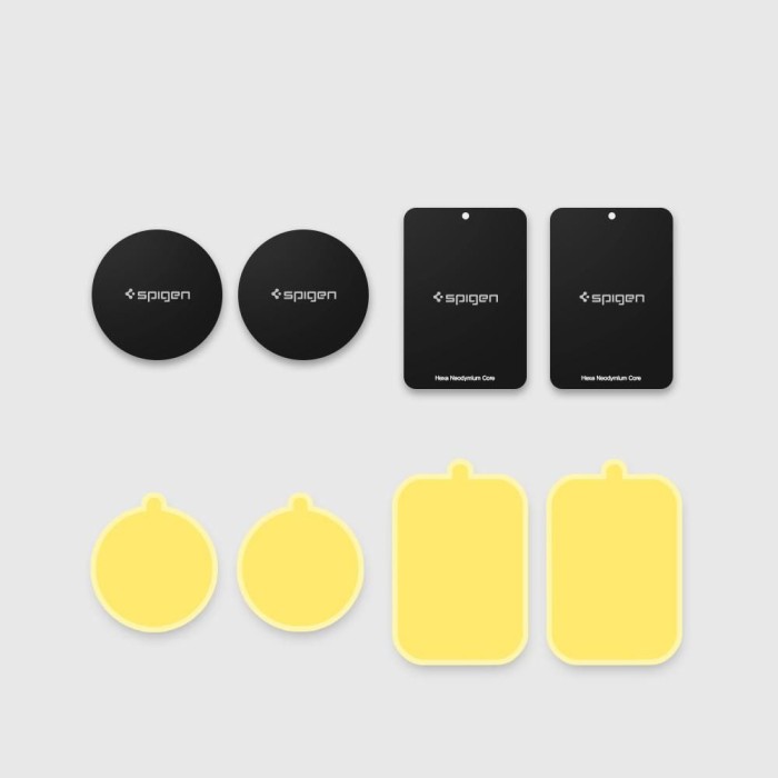 Spigen MP-4P magnetic plates for car - black