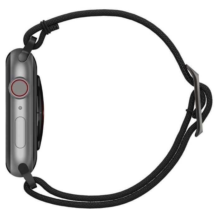 Spigen Fit Lite Strap for Apple Watch 4/5/6/7/8/9/SE/Ultra (42/44/45/49 mm) - Black