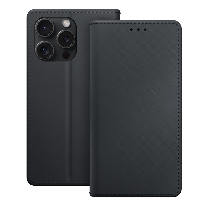 3mk Wallet Case for Apple iPhone 13 Pro Max - Black