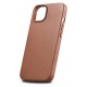 iCarer Case Leather Case Cover for iPhone 14 Plus Brown (MagSafe Compatible)