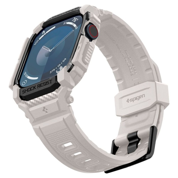 Spigen Rugged Armor ”Pro” Strap for Apple Watch 10 (46MM) - Beige