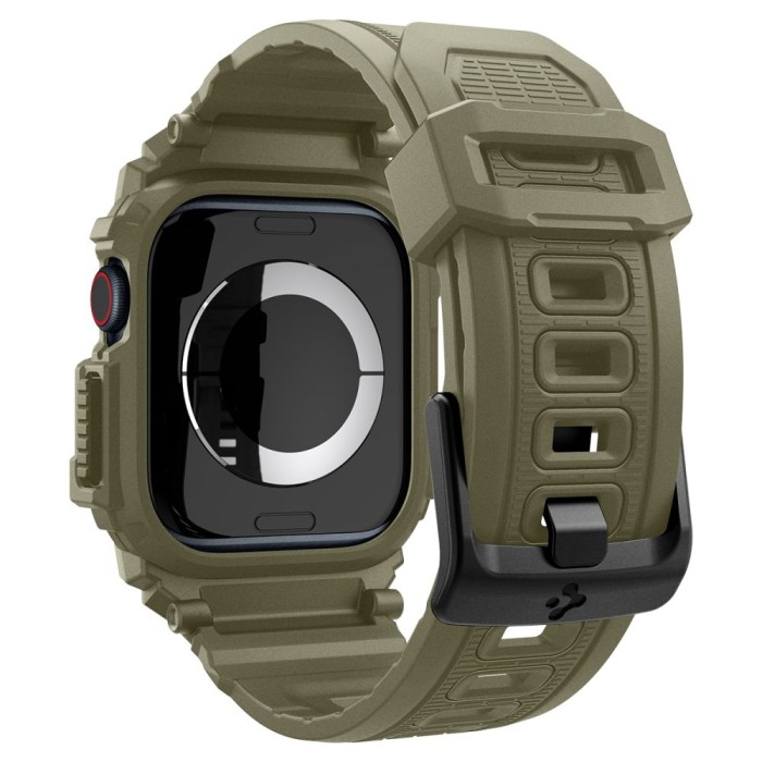Spigen Rugged Armor ”Pro” Strap for Apple Watch 10 (46MM) - Green