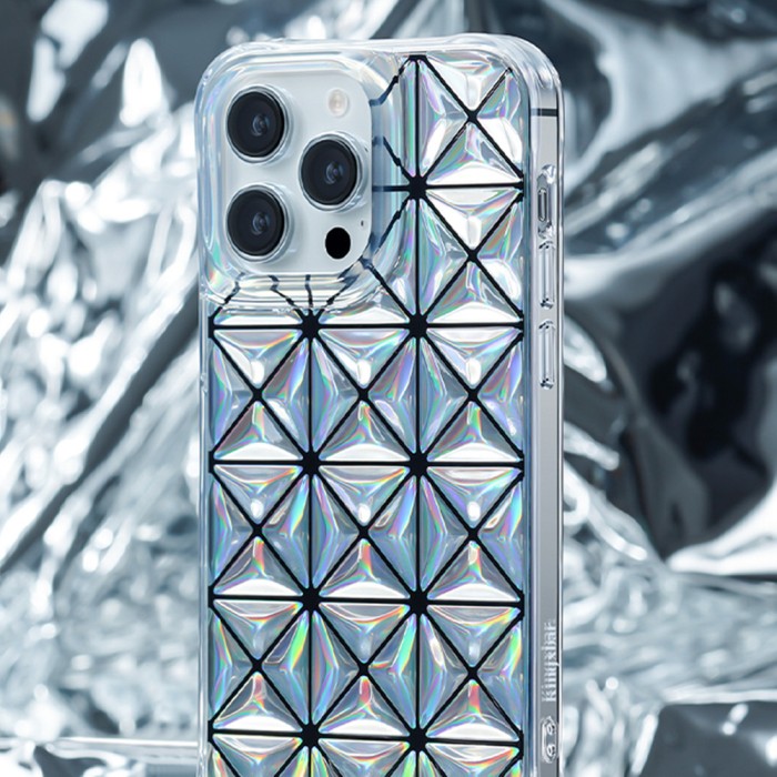 Kingxbar Miya Series case for iPhone 14 Plus cover back cover laser color