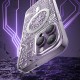 Kingxbar PQY Geek Series magnetic case for iPhone 14 Plus MagSafe silver