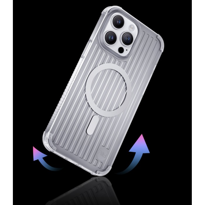 Kingxbar PQY Go Out Series magnetic case for iPhone 14 Plus MagSafe black