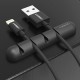 Ugreen LP114 self-adhesive cable organizer for 7 cables - black