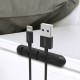 Ugreen LP114 self-adhesive cable organizer for 7 cables - black