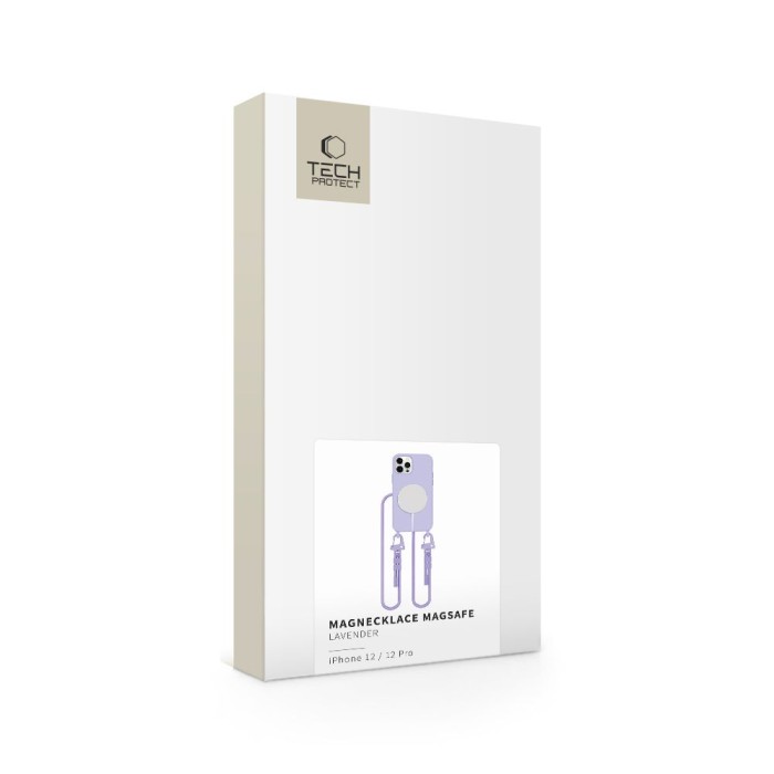 Tech-Protect MagNecklace MagSafe Case for iPhone 12 / 12 Pro - Lavender