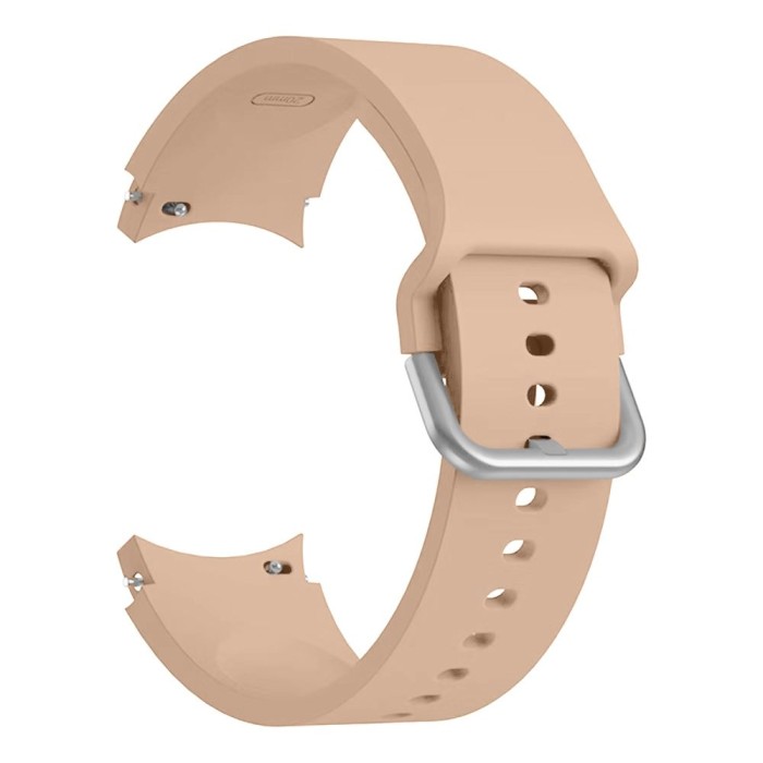 Tech-Protect Silicone Strap for Samsung Galaxy Watch 4 / 5 / 5 Pro / 6 / 7 / FE - Beige