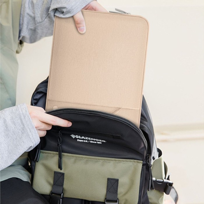 Tech-Protect Sleeve Laptop 13-14 Case - Beige