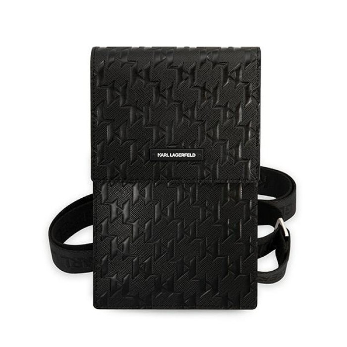 Karl Lagerfeld Handbag KLWBSAMSMK black/black Monogram Plate