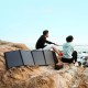 Choetech SC008-V2 solar charger foldable 120W 1x USB-C 1x USB-A - black