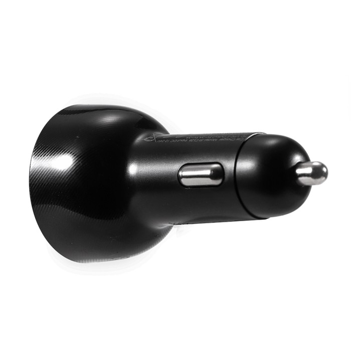 Joyroom 70W car charger with 3 ports: USB, 2 x USB C black (JR-CL26)