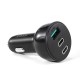 Joyroom 70W car charger with 3 ports: USB, 2 x USB C black (JR-CL26)