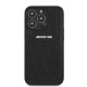 AMG AMHCP13LOSDBK iPhone 13 Pro / 13 6.1" black/black hardcase Leather Curved Lines