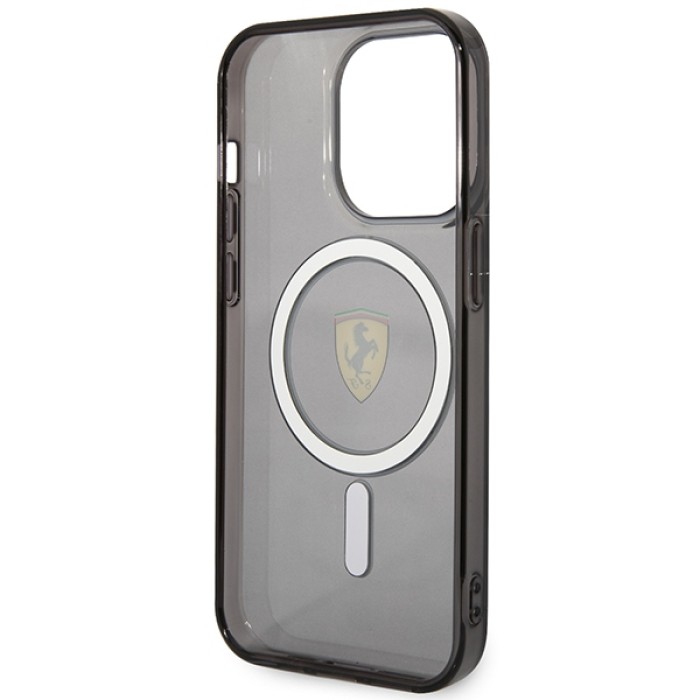 Ferrari FEHMP14LUKK iPhone 14 Pro 6.1" black/black hardcase Translucent Magsafe
