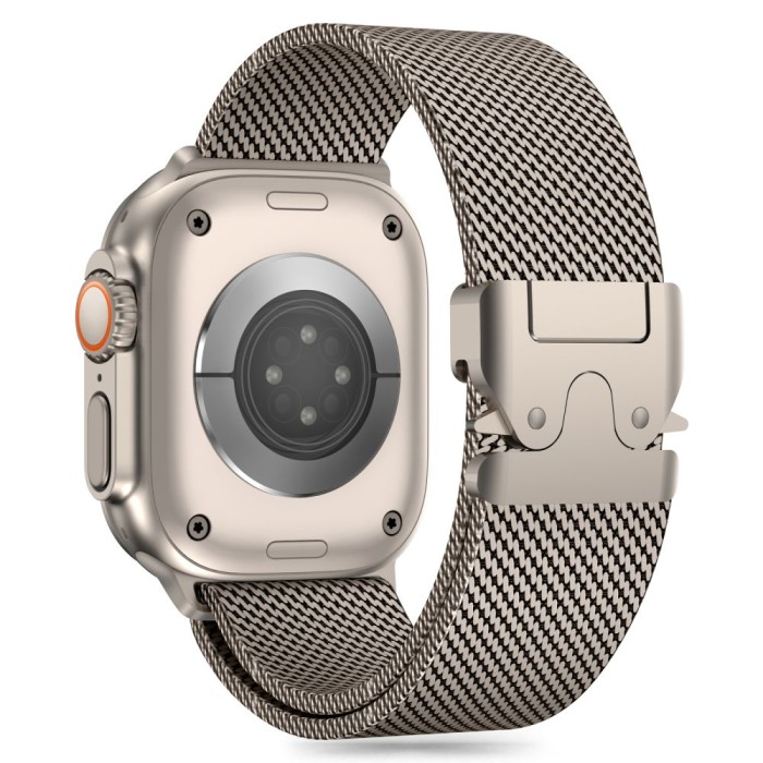 Tech-Protect Milano strap for Apple Watch 6 / 7 / 8 / 9 / 10 / SE / Ultra 1 / 2 (44 / 45 / 46 / 49 MM) - titanium