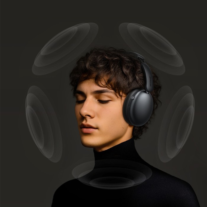 Joyroom J-Head Series JR-JH1 Wireless Headphones with ANC Bluetooth - Black