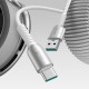 Joyroom S-A51 Cutting-Edge Series 3A USB-A - USB-C cable 1.2m - light gray