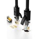 Ugreen Cable Ethernet patch cord RJ45 Cat 6 UTP 1000Mbps 1m black (20159)
