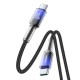 Joyroom S-A42 Crystal-Clear Series 60W USB-C - USB-C cable 1.2m - black