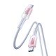 Joyroom S-A42 Crystal-Clear Series 60W USB-C - USB-C cable 1.2m - white