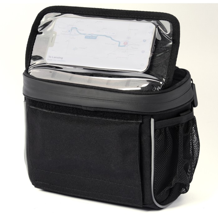 Wozinsky Handlebar Bag Bike Shoulder Bag Black (WBHBB-01)