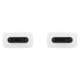Samsung EP-DN975BWEGWW USB-C - USB-C 5A 480Mb/s cable 1m - white