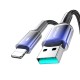 Joyroom S-A42 Crystal-Clear Series 3A USB-A - Lightning cable 1.2m - black