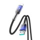 Joyroom S-A42 Crystal-Clear Series 3A USB-A - Lightning cable 1.2m - black