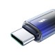 Joyroom S-A42 Crystal-Clear Series 3A USB-A - USB-C cable 1.2m - black