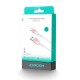 Joyroom S-A42 Crystal-Clear Series 3A USB-A - USB-C cable 1.2m - white