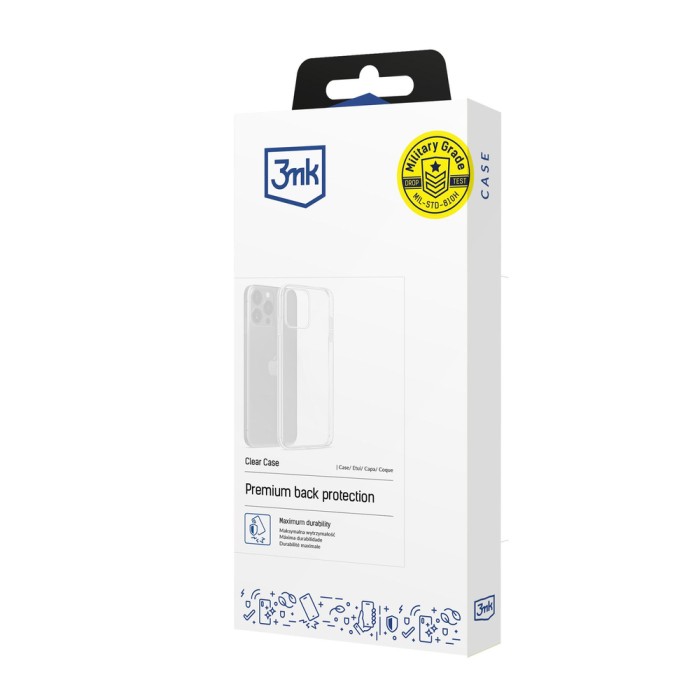 3mk Clear Case for Samsung Galaxy S25+ - transparent