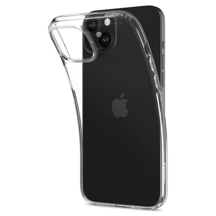 Spigen Liquid Crystal iPhone 15 Plus Case - Clear