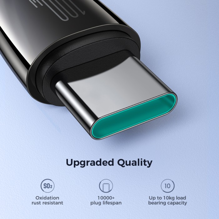 Joyroom Pioneer Series SA31-AC6 USB-A / USB-C Cable 100W 1.2m - Black