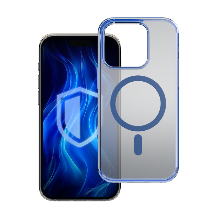 3mk Frosty MagCase Blue Case for Apple iPhone 15 Pro Max - Blue