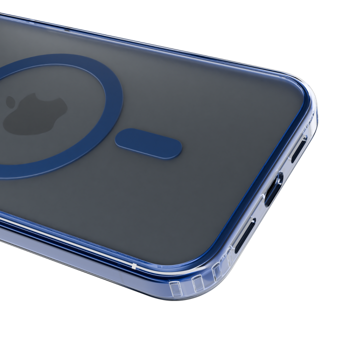 3mk Frosty MagCase Blue Case for Apple iPhone 15 Pro Max - Blue