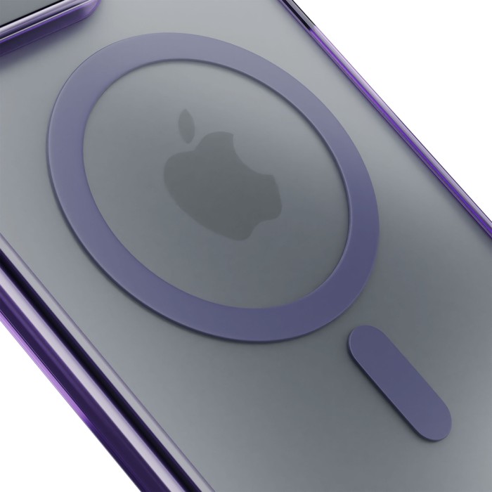 3mk Frosty MagCase Purple Case for Apple iPhone 15 - purple