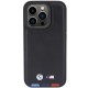 BMW BMHCP15L22PTDK iPhone 15 Pro 6.1" black/black Leather Stamp Tricolor