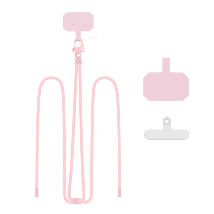 Tech-Protect C5S Rope Crossbody Strap Leash - Pink