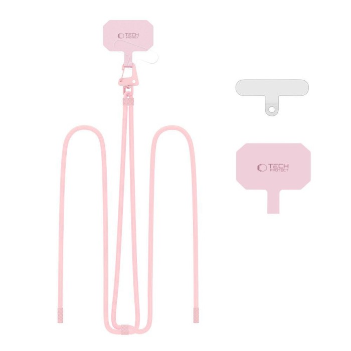 Tech-Protect C5S Rope Crossbody Strap Leash - Pink