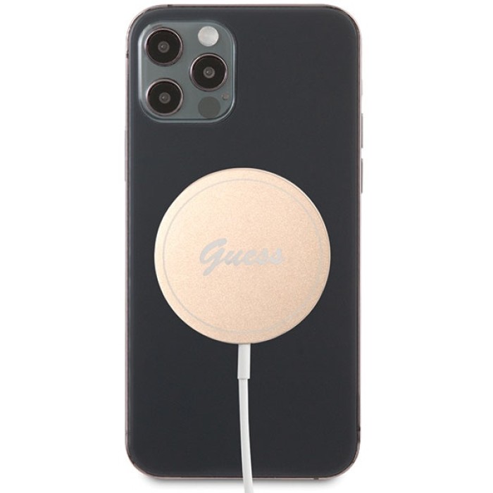 Guess case for induction GUCBMSLRD 15W MagSafe - gold