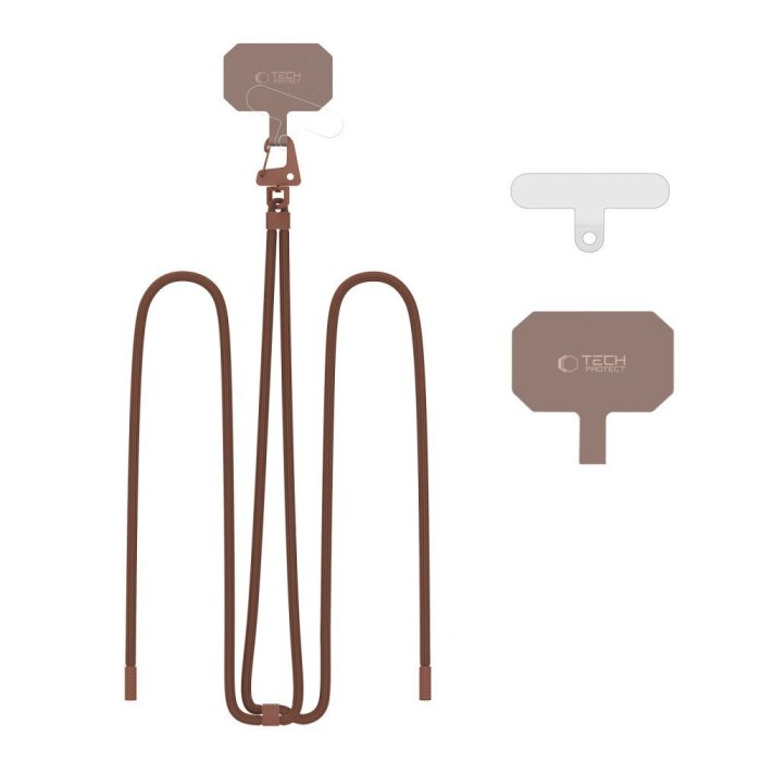 Tech-Protect C5S Rope Crossbody Strap Leash - Brown