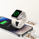 Joyroom 2 in 1 Lightning cable and inductive charger for Apple Watch 1.5m white (S-IW012)