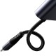 Joyroom SY-L01 Lightning to Lightning / 3.5 mm mini jack DAC adapter 2in1 - black